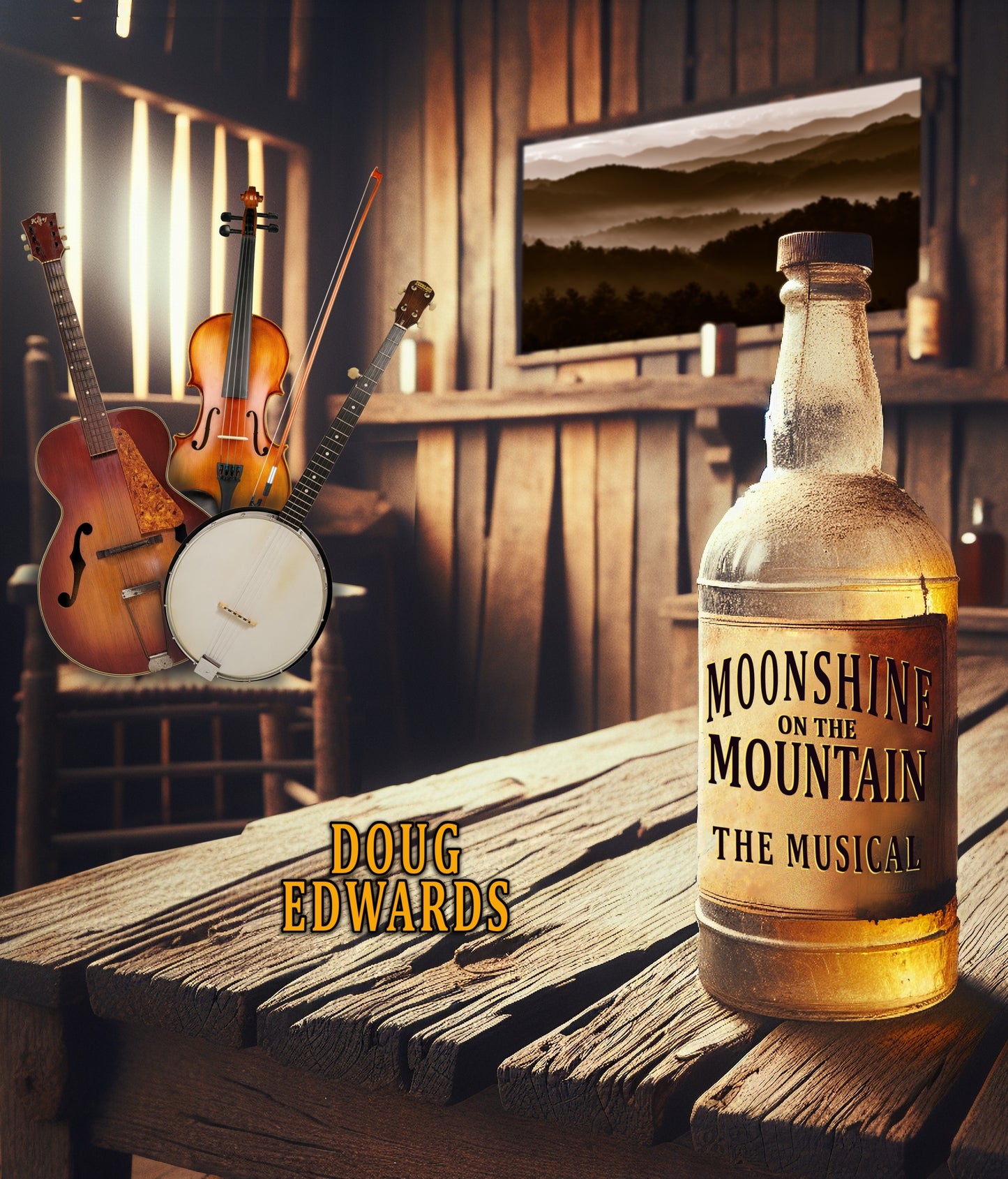 Doug Edwards - Moonshine on The Mountain...The Musical (CD/Flash Drive Combo) (CD)