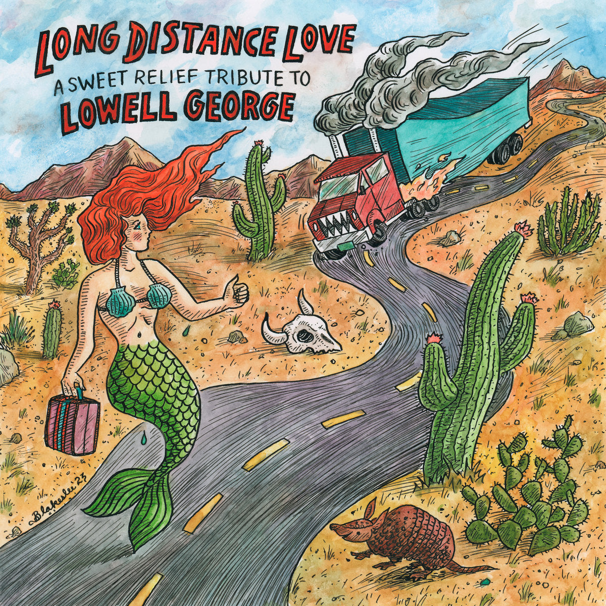 Sweet Relief - Long Distance Love - A Sweet Relief Tribute to Lowell George (Vinyl)