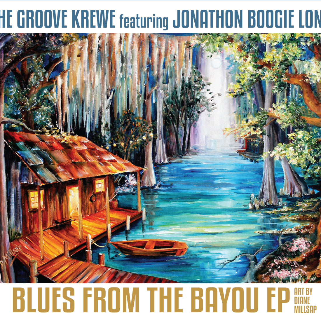The Groove Krewe featuring Jonathon Boogie Long - Blues From the Bayou EP (CD)