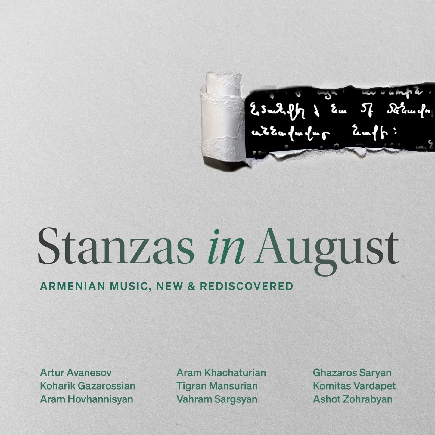 Movses Pogossian - Stanzas in August: Armenian Music, New and Rediscovered (CD)