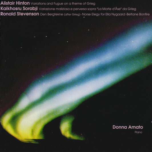 Donna Amato - Hinton, Sorabji & Stevenson: Piano Works Inspired by Grieg (CD)