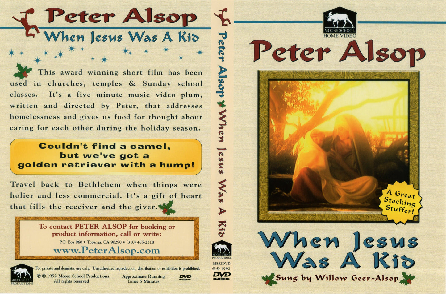 Peter Alsop - When Jesus Was A Kid (DVD)