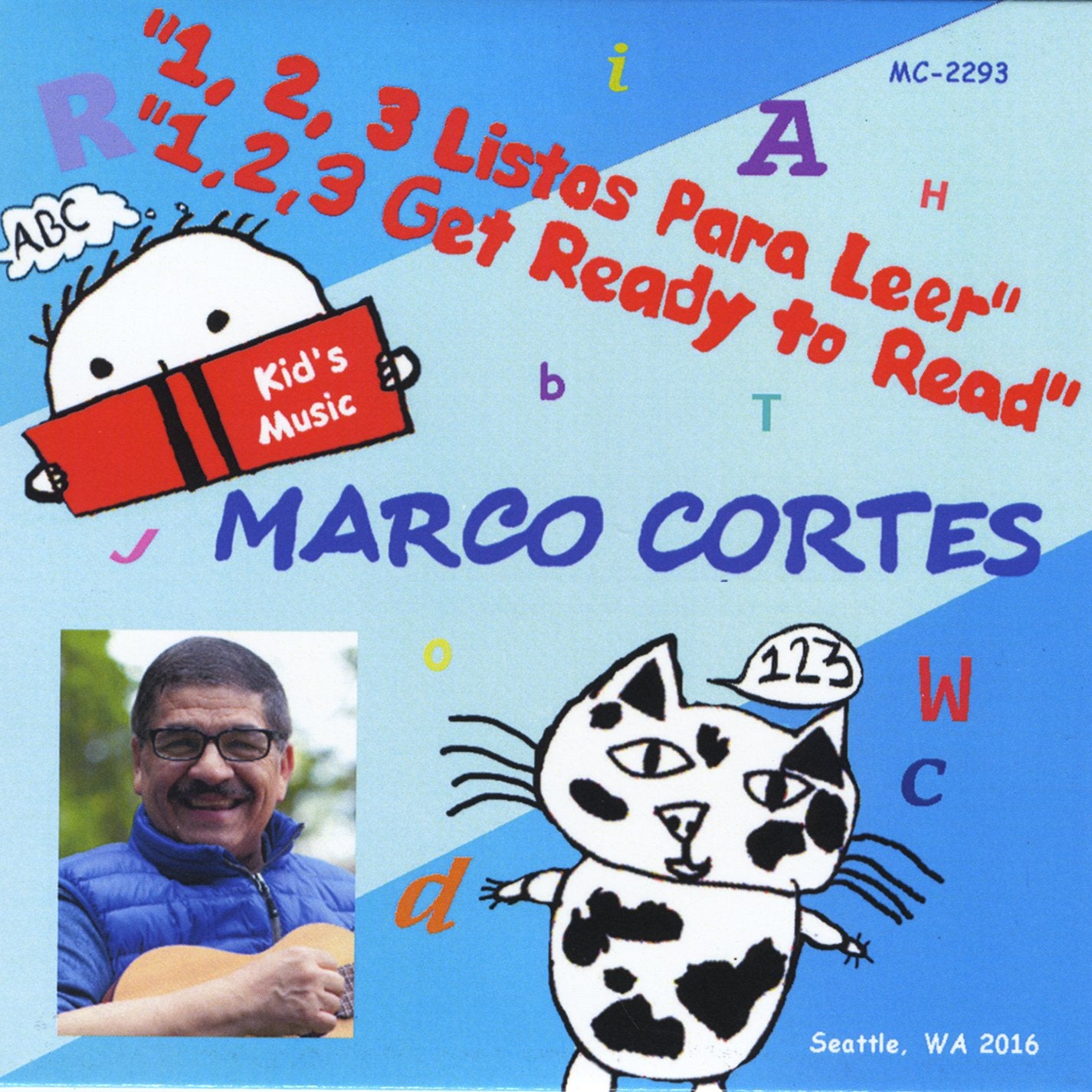 Marco Cortes - 1, 2, 3 Listos Para Leer/ 1, 2, 3  Get Ready to Read (CD)