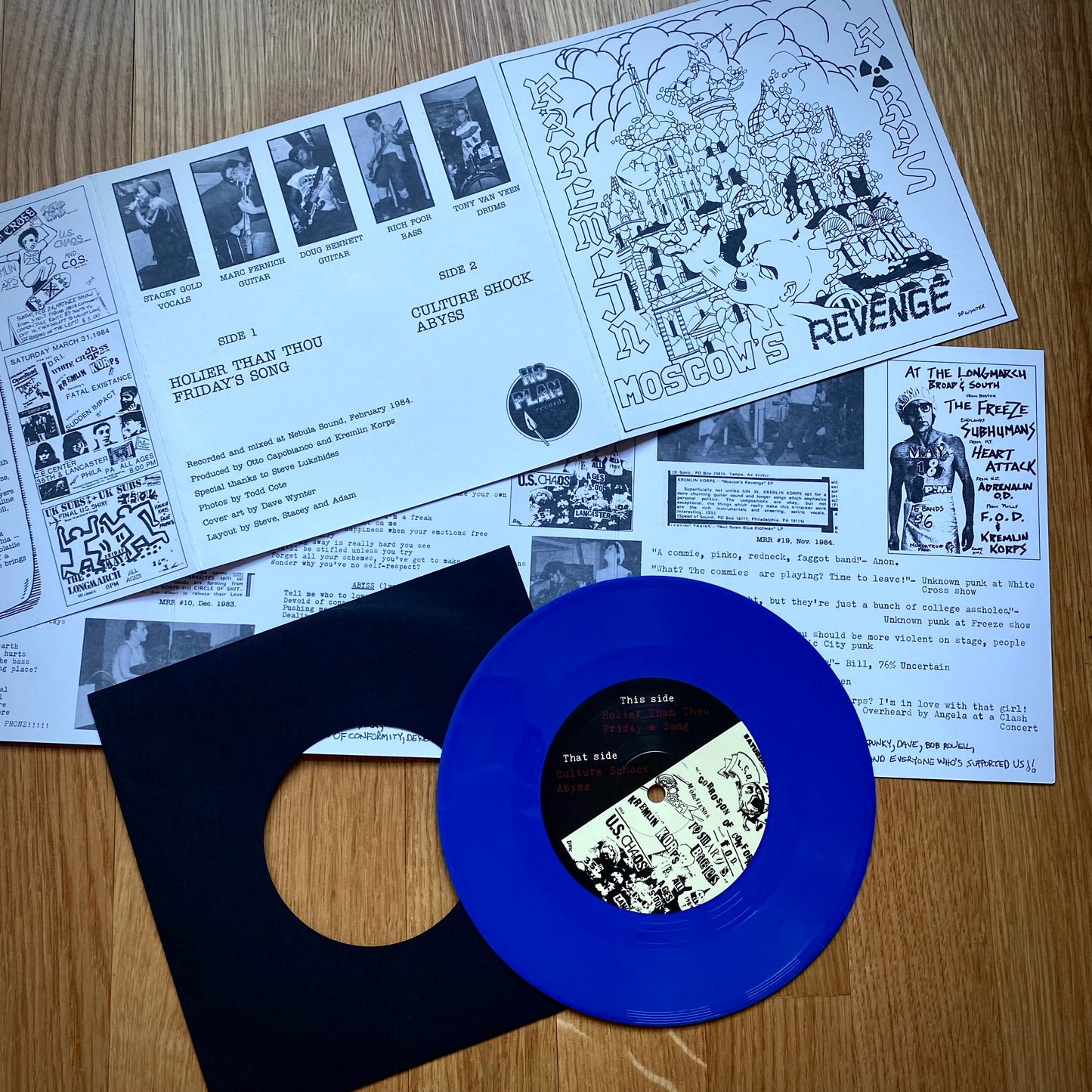 Kremlin Korps - Moscow’s Revenge – 2026 BLUE VINYL Reissue