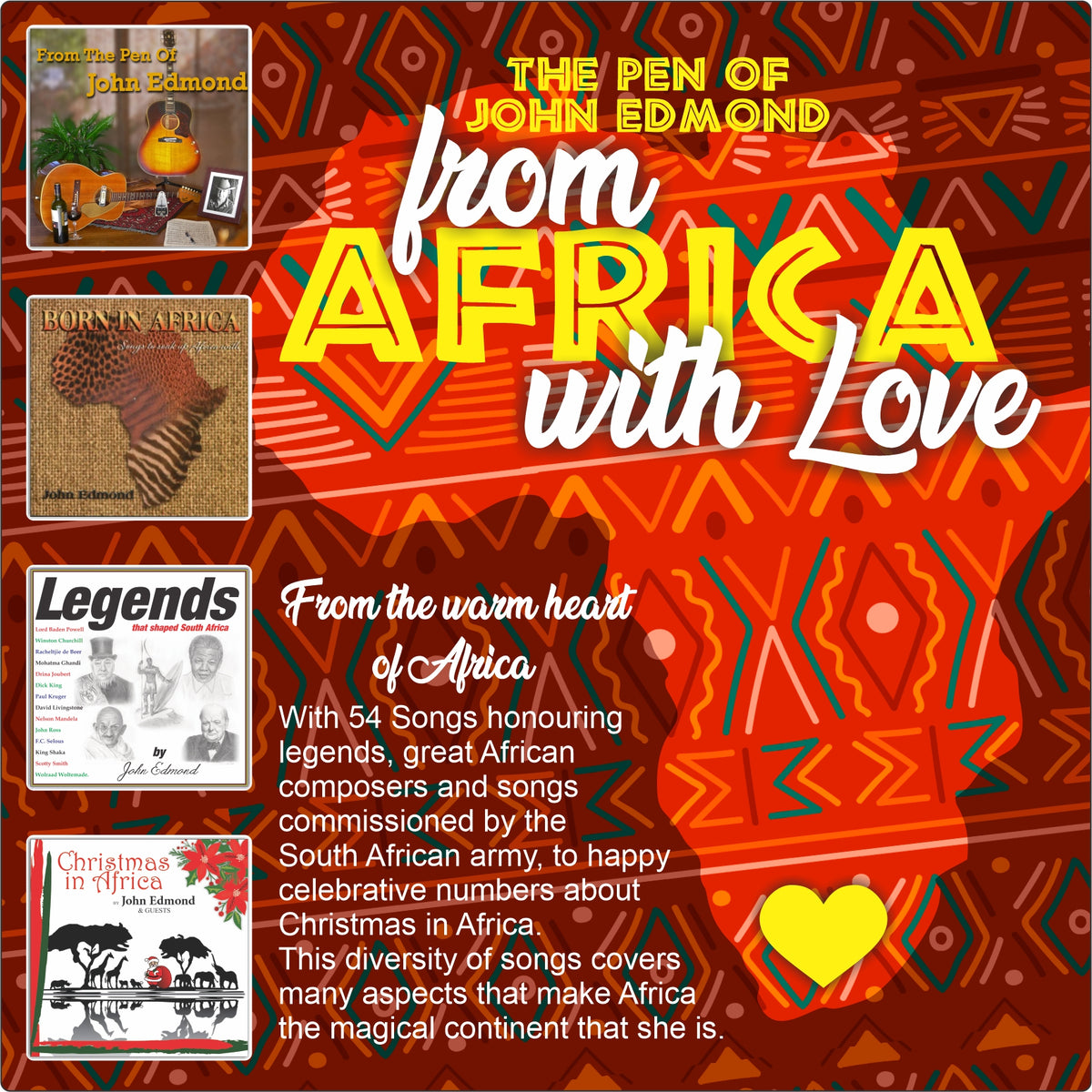 John Edmond - The Pen Of John Edmond From Africa With Love (CD)