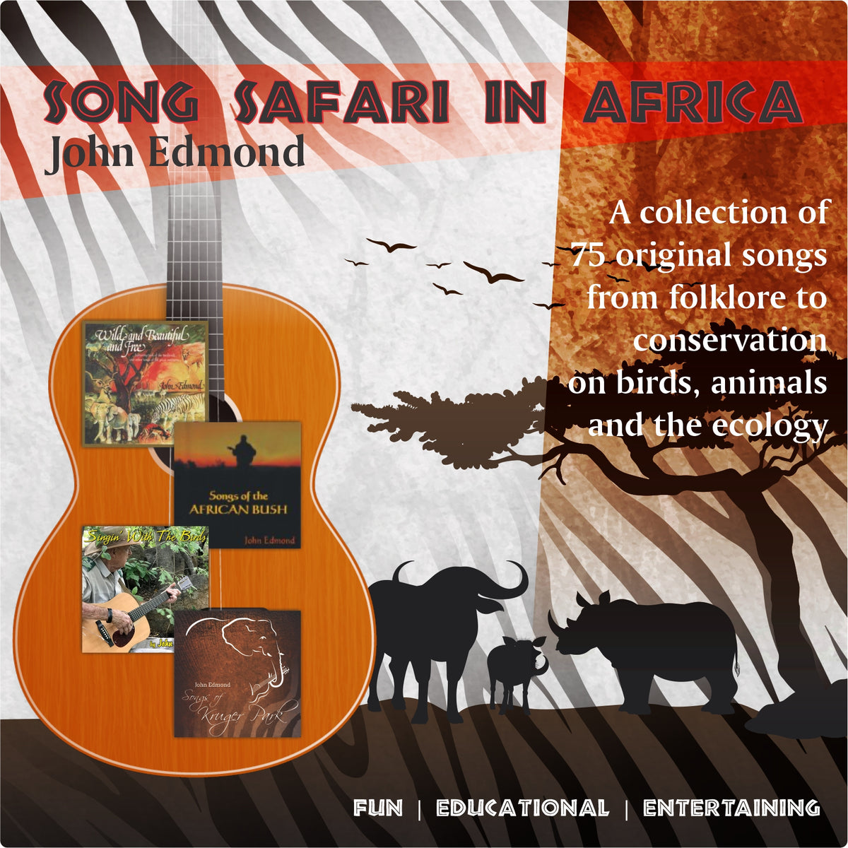 John Edmond - Song Safari In Africa (CD)