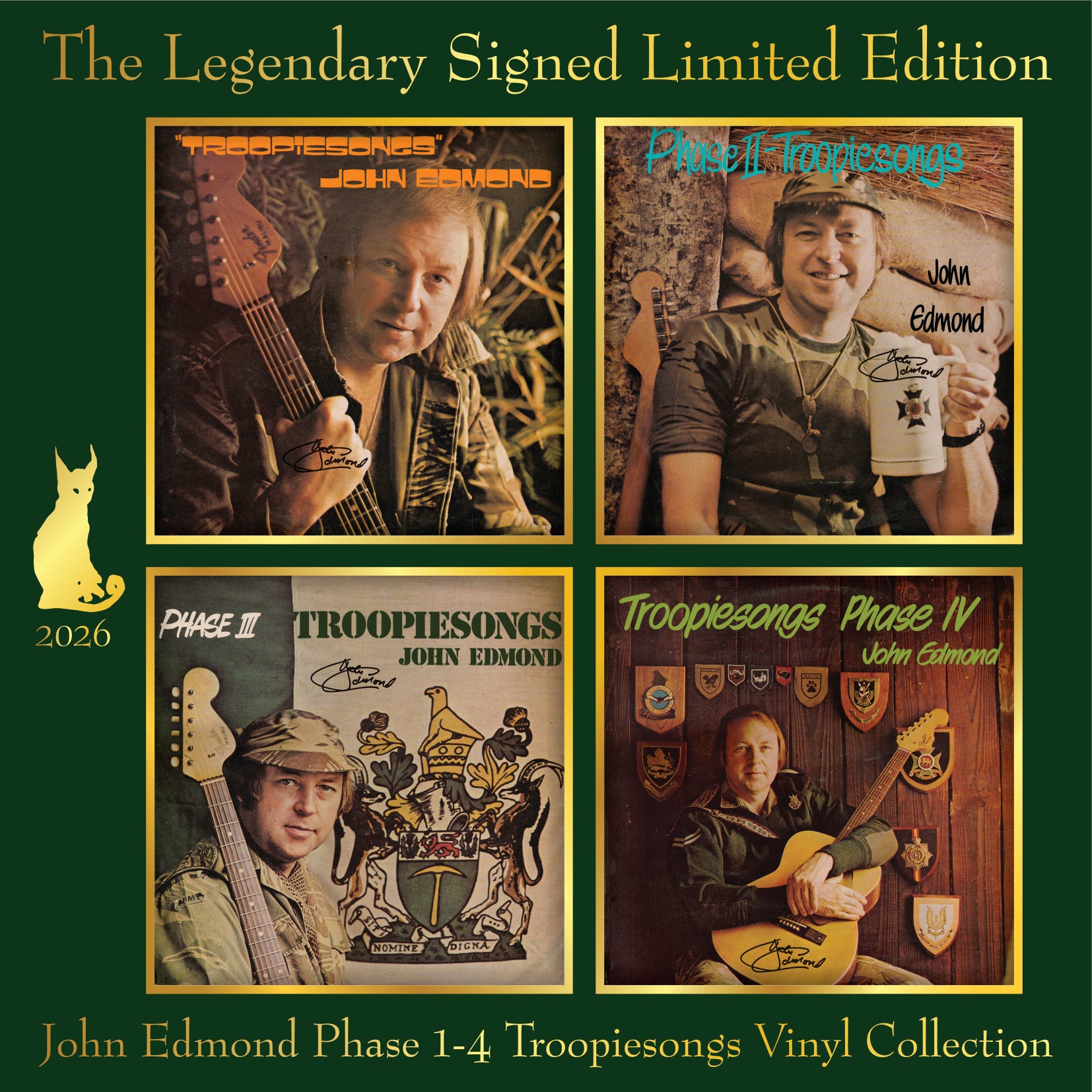 John Edmond - The Legendary Signed Limited Edition - Troopiesongs Phase 1-4 (12" Vinyl)